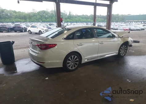 2017 Hyundai Sonata Sport/Limited из США, поврежденный, VIN 5NPE34AF2HH460766